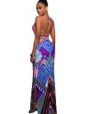 Rochie Lunga cu Model Geometric Rochie Lunga cu Model Geometric